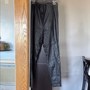 ASOS Design Women’s Size 14 Tall Faux Leather Pants